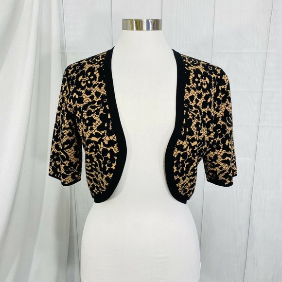 Michael Kors L Shrug Bolero Cardigan Cropped - Picture 1 of 9